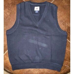 Cutter and Buck Golf Sweater Vest Mens Large Pullover Cotton Shirt Navy US Open